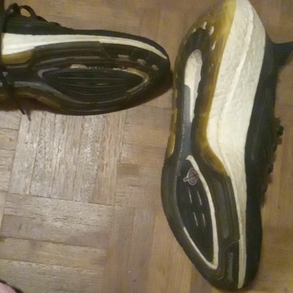 Mens addias running shoes black 10.5 - Picture 2 of 5